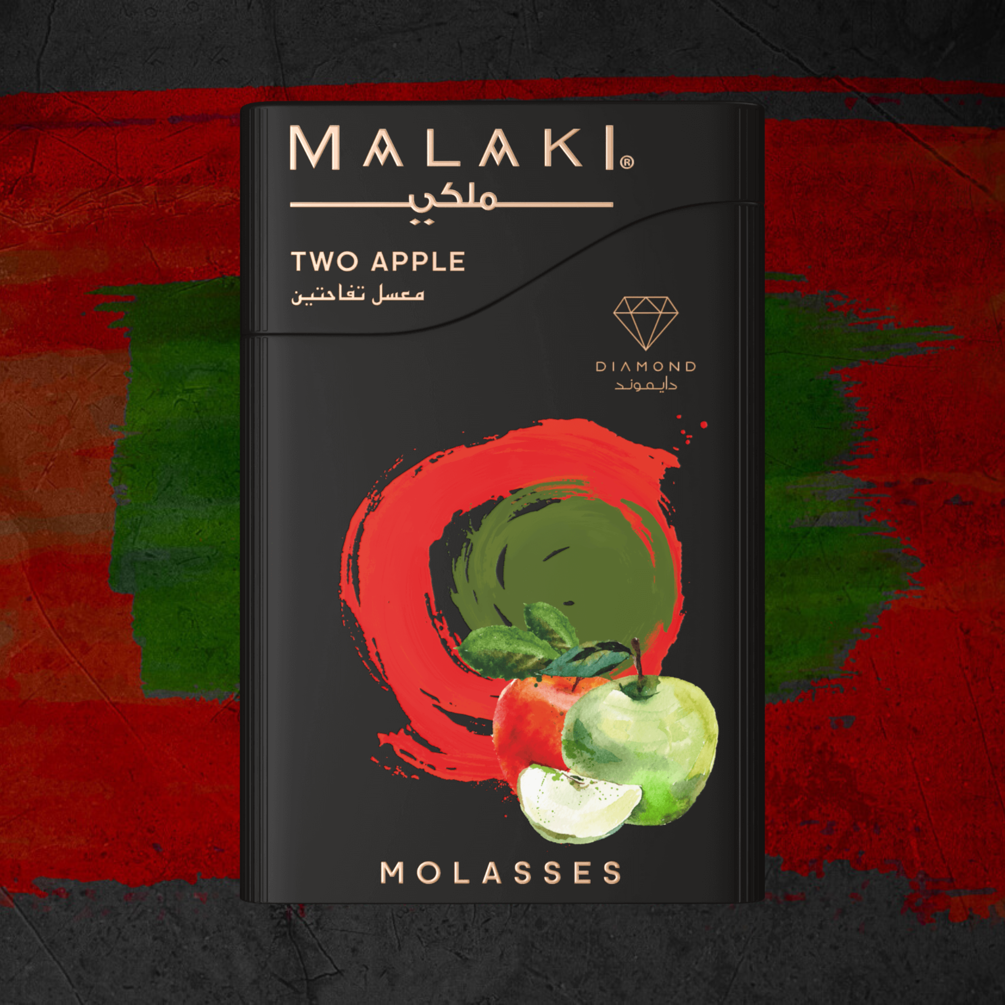 シーシャフレーバー｜TWO APPLE DIAMOND 50g – MALAKI – NEWEMO SHISHA