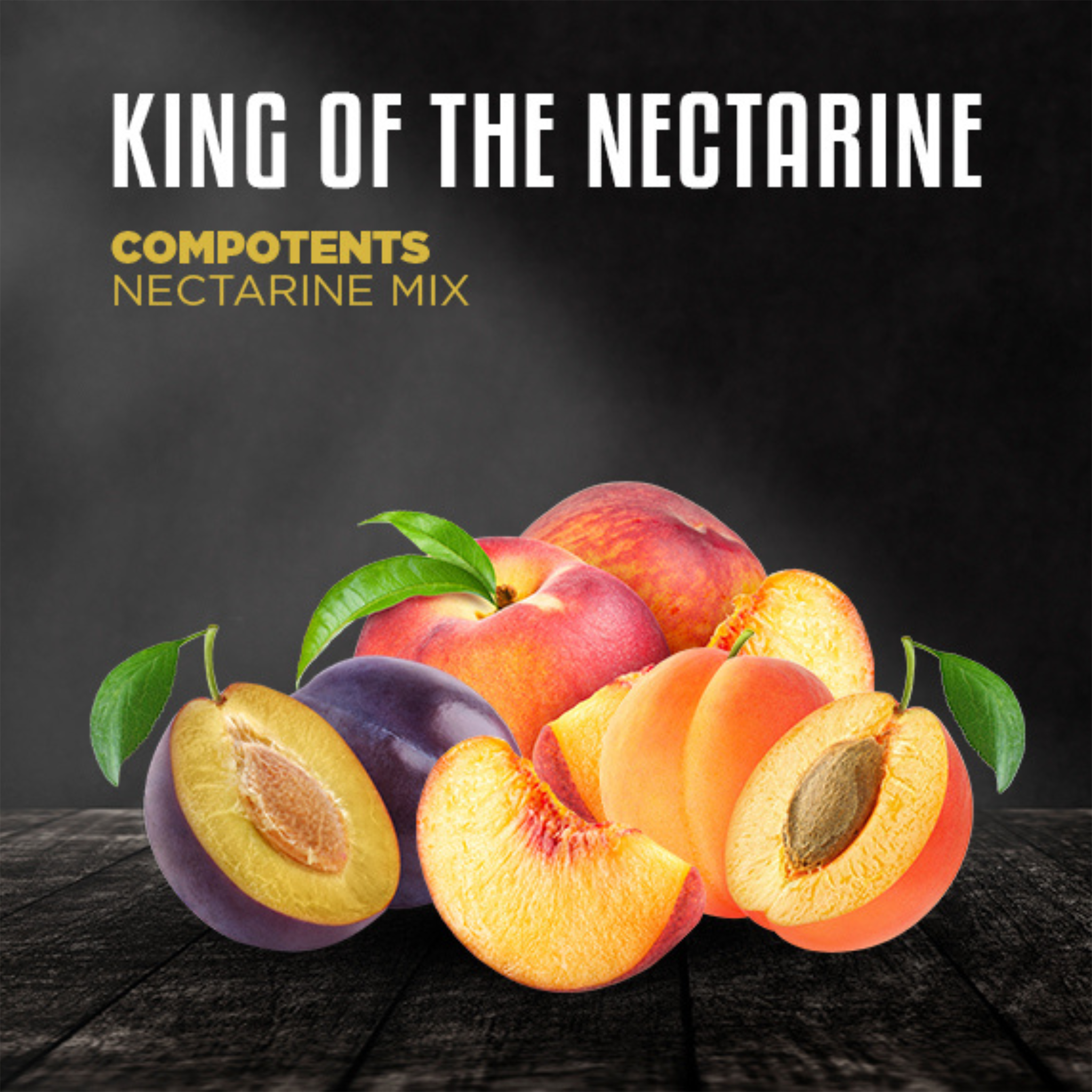 シーシャフレーバー｜KING OF NECTARINE 100g – DOZAJ BLACK – NEWEMO