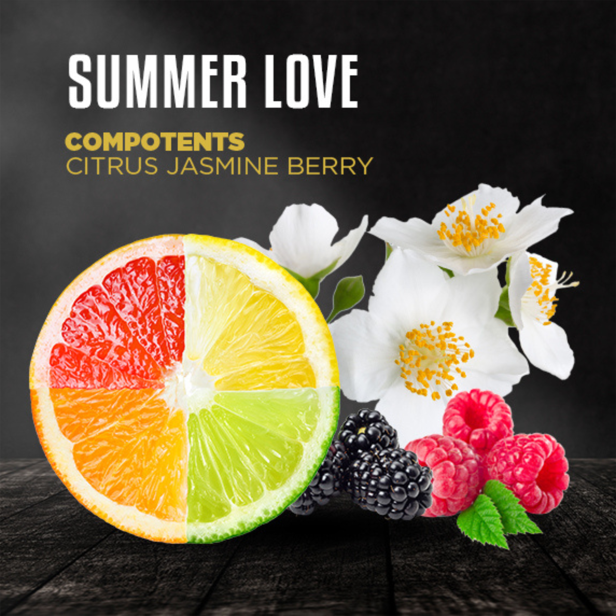シーシャフレーバー｜SUMMER LOVE 100g – DOZAJ BLACK – NEWEMO SHISHA