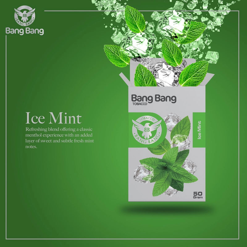 シーシャフレーバー｜Ice Mint 50g – Bang Bang – NEWEMO SHISHA