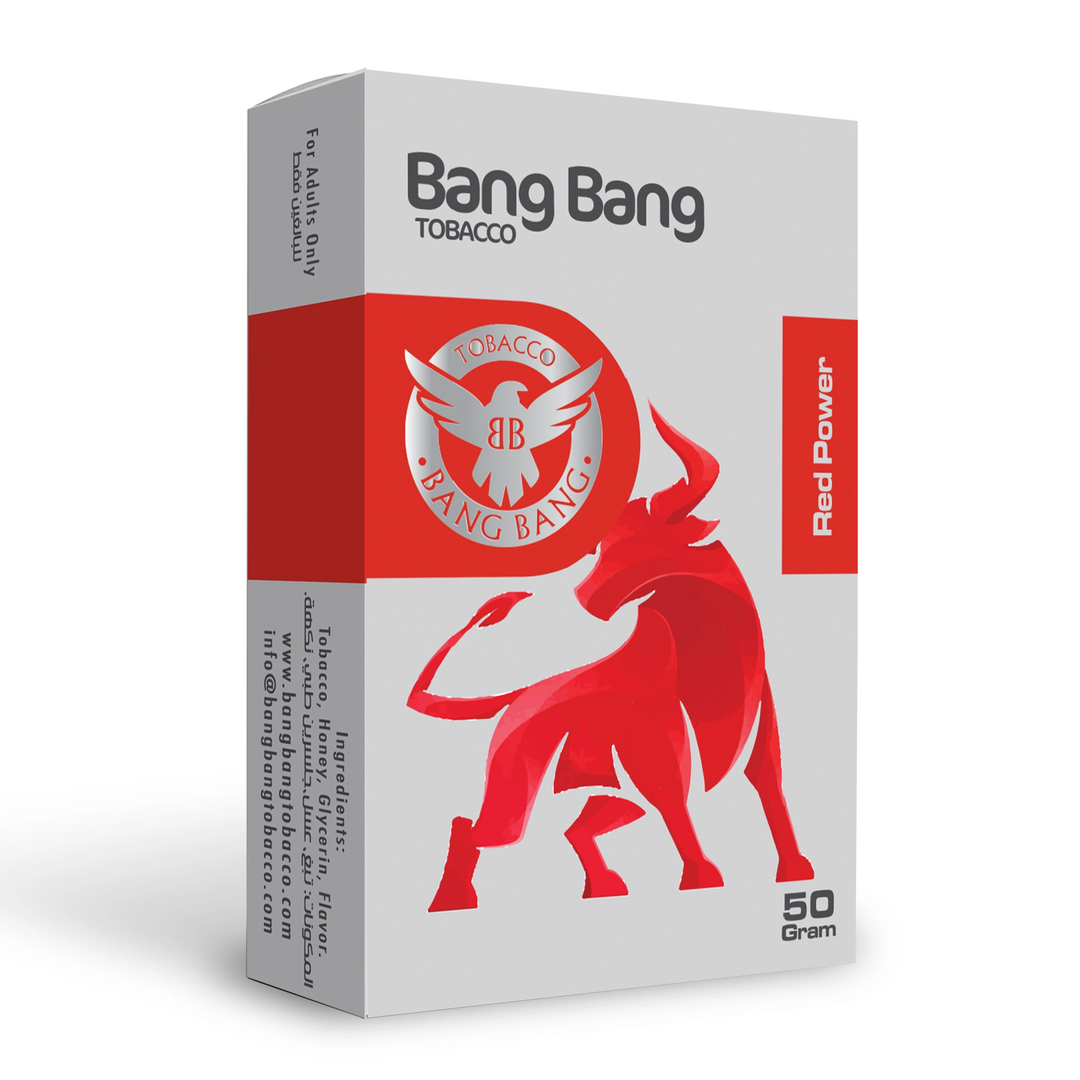 シーシャフレーバー｜Red Power 50g – Bang Bang – NEWEMO SHISHA