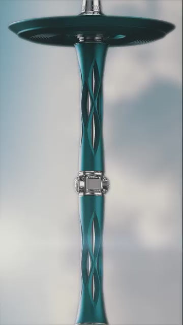 シーシャパイプ CORSH シーシャパイプ本体｜LE2【Deep Blue-silver】– BLADE HOOKAH – NEWEMO