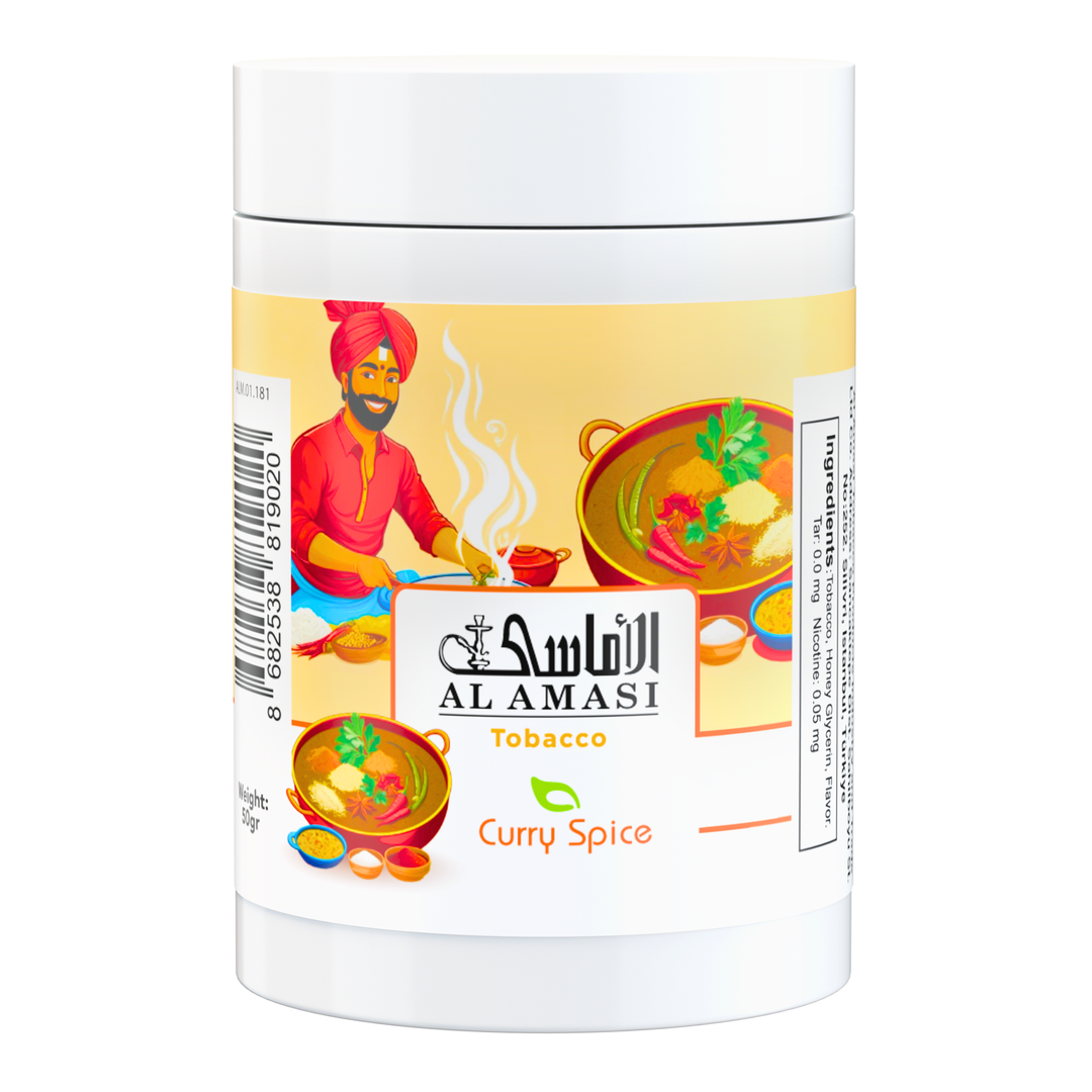 シーシャフレーバー｜Curry Spice 50g – AL AMASI – NEWEMO SHISHA
