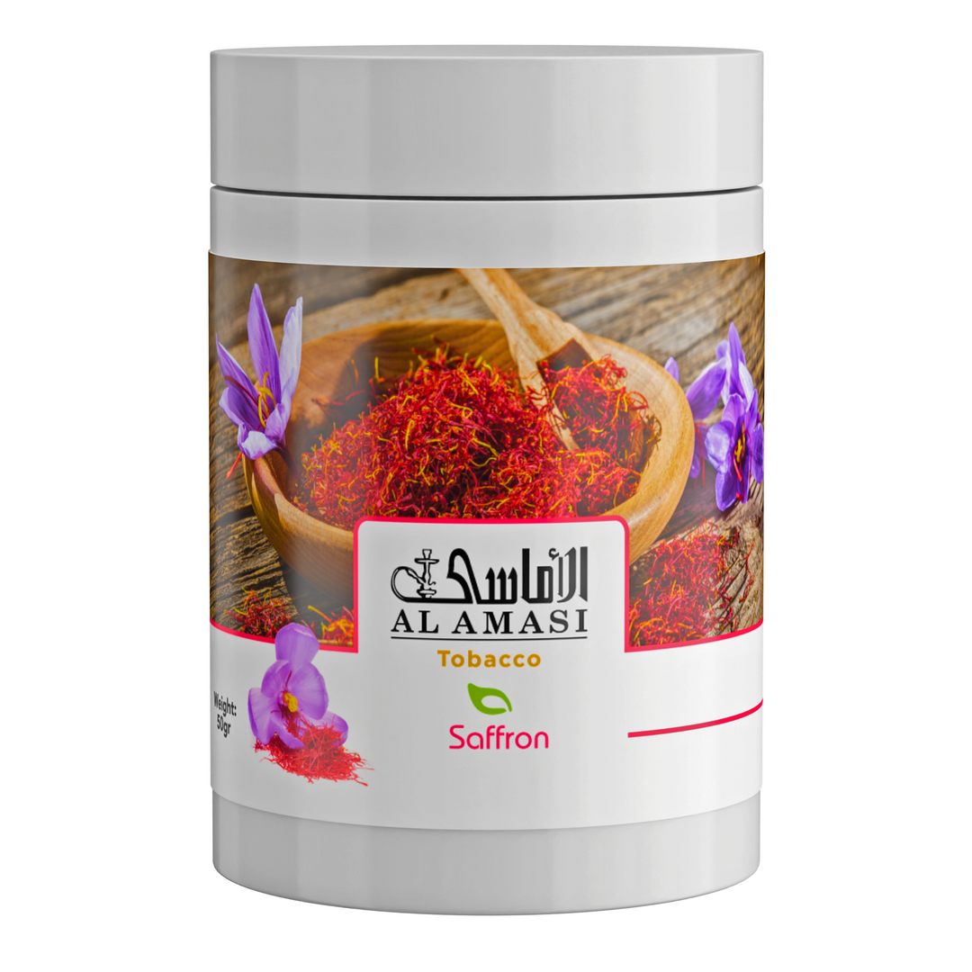シーシャフレーバー｜Saffron 50g – AL AMASI – NEWEMO SHISHA