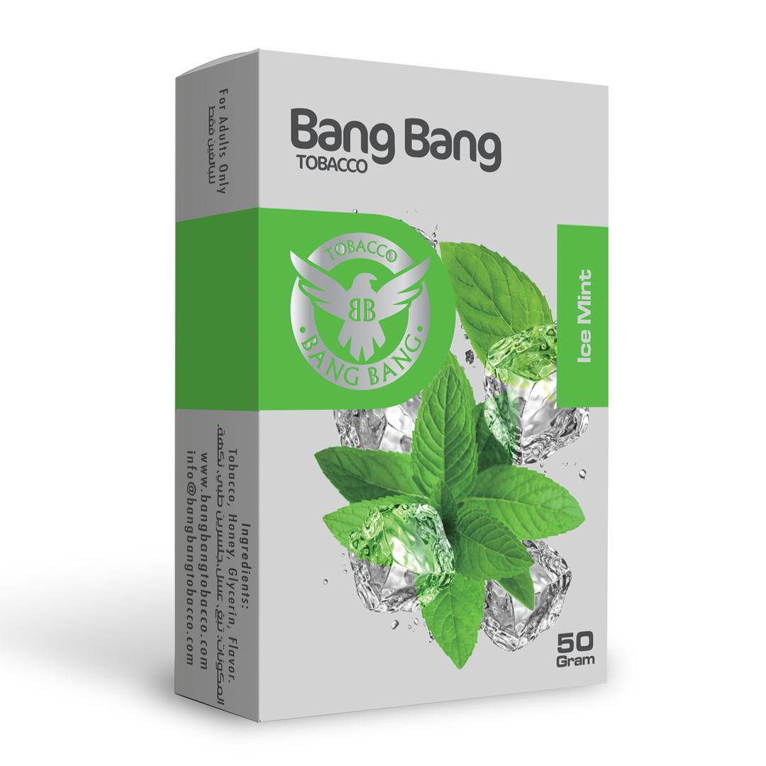 シーシャフレーバー｜Ice Mint 50g – Bang Bang – NEWEMO SHISHA