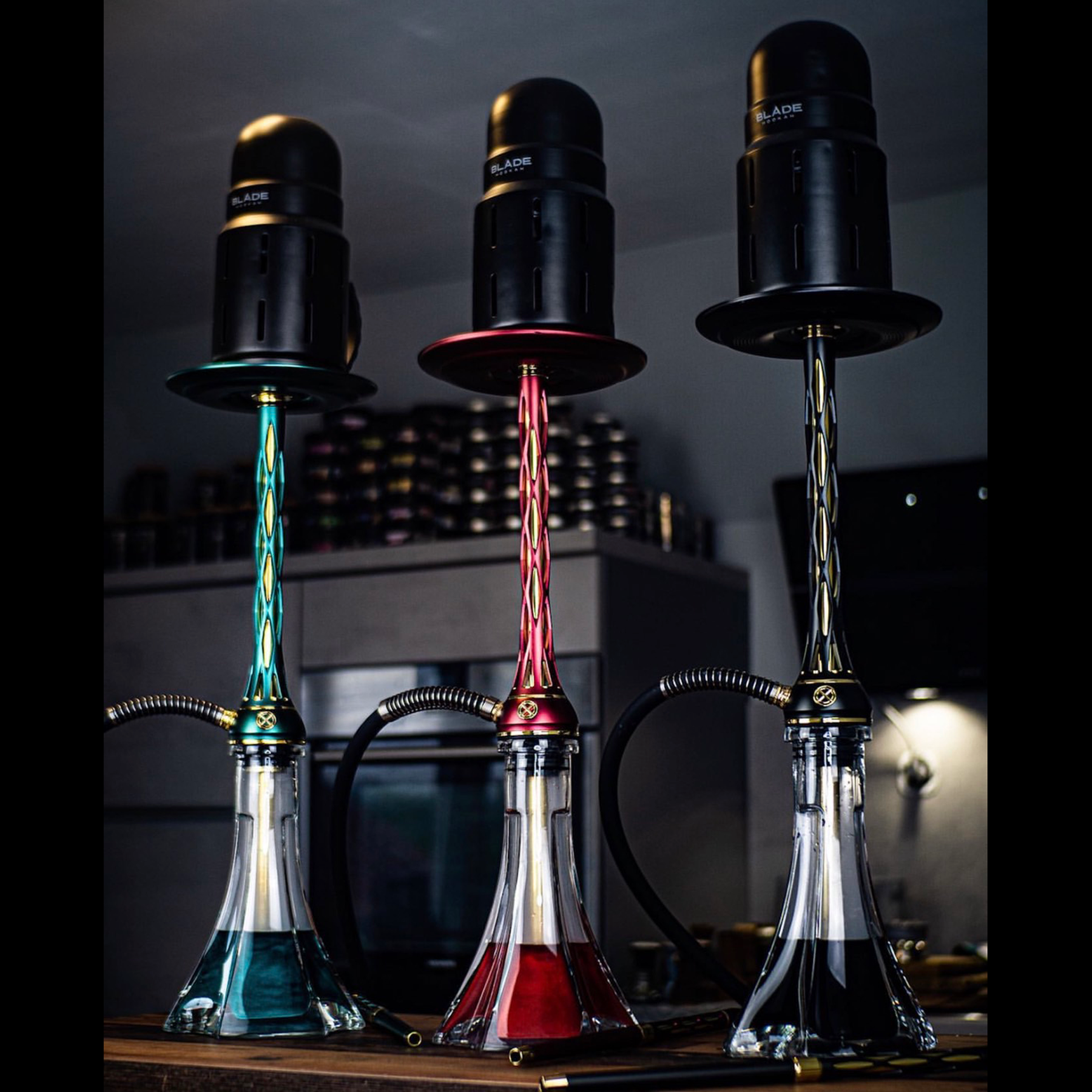 シーシャパイプ本体｜BLADE ONE M【グリーン】 – BLADE HOOKAH