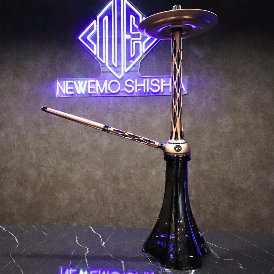 シーシャパイプ本体｜BLADE ONE M TITANIUM【ブロンズ】 – BLADE HOOKAH – NEWEMO SHISHA