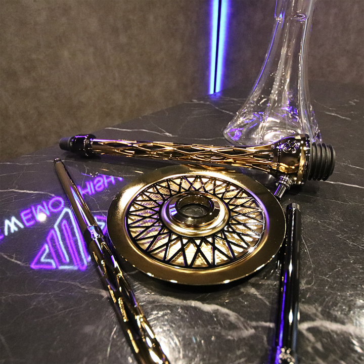 シーシャパイプ本体｜BLADE ONE M TITANIUM【ゴールド】 – BLADE