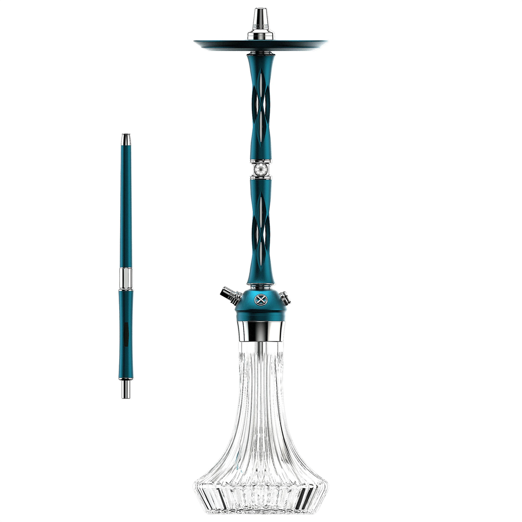 シーシャパイプ本体｜LE2【Aqua-silver】– BLADE HOOKAH – NEWEMO SHISHA