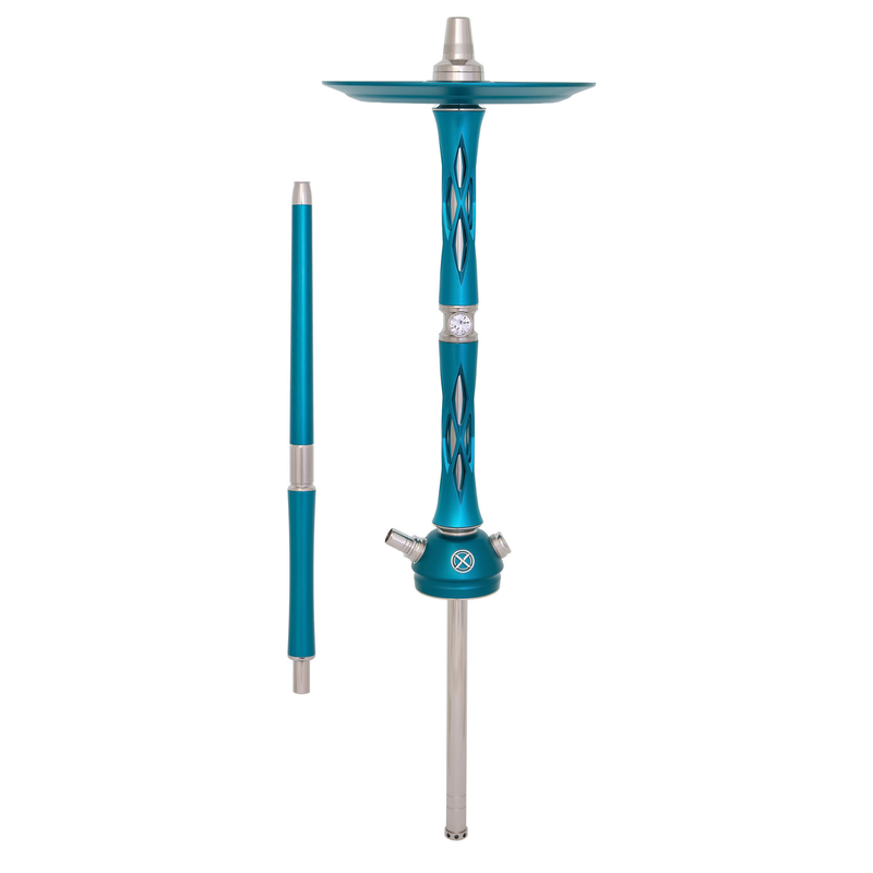 シーシャパイプ本体｜LE2【Aqua-silver】– BLADE HOOKAH – NEWEMO SHISHA