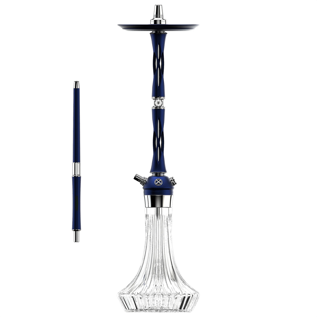 シーシャパイプ本体｜LE2【Deep Blue-silver】– BLADE HOOKAH – NEWEMO