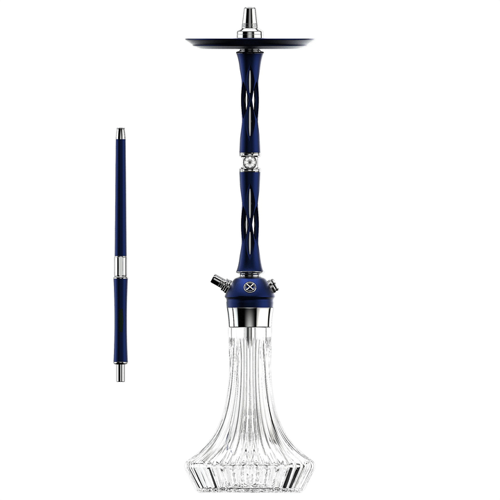 シーシャパイプ本体｜LE2【Deep Blue-silver】– BLADE HOOKAH – NEWEMO