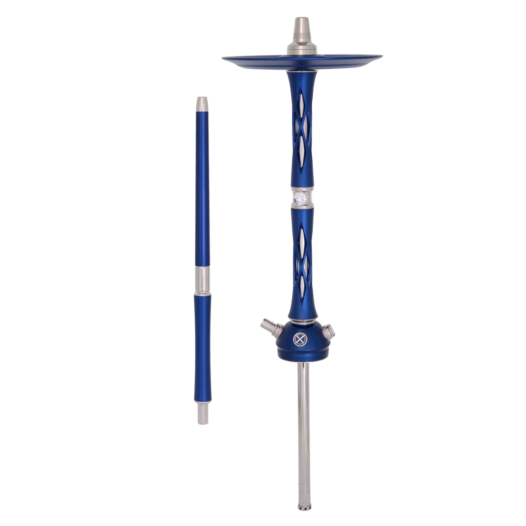 シーシャパイプ本体｜LE2【Deep Blue-silver】– BLADE HOOKAH – NEWEMO