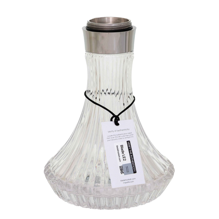 シーシャパイプ本体｜LE2【Deep Blue-silver】– BLADE HOOKAH – NEWEMO 