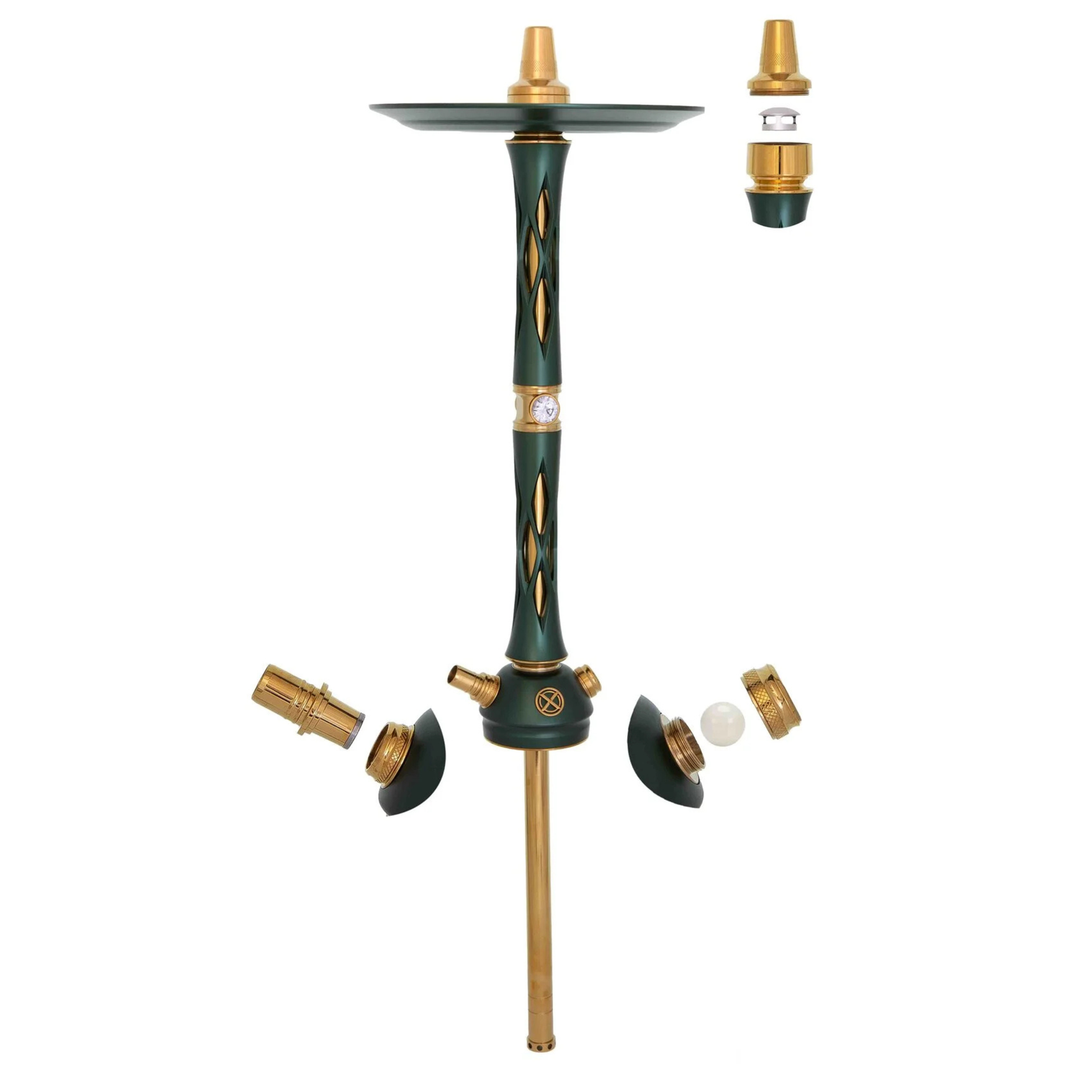 シーシャパイプ本体｜LE2【Green-gold】– BLADE HOOKAH – NEWEMO SHISHA