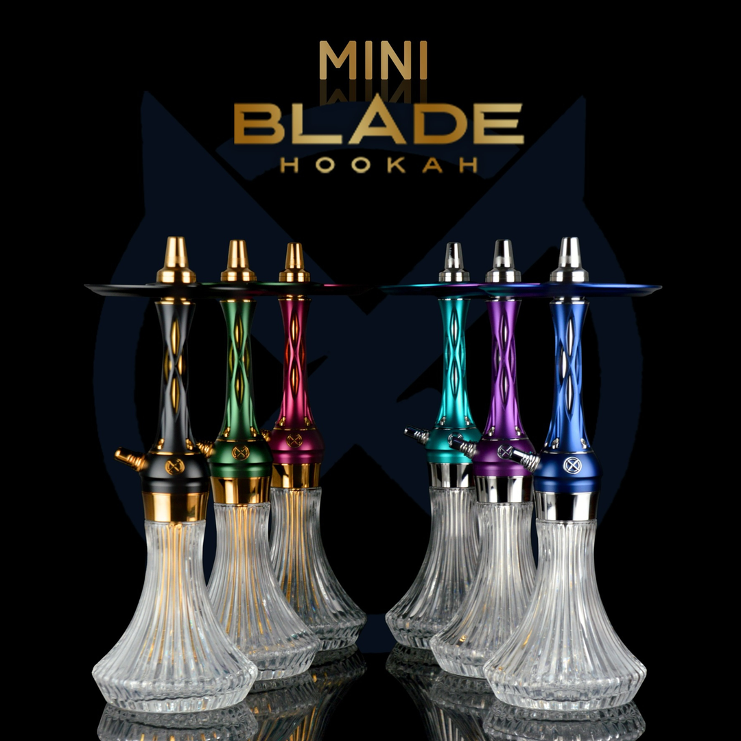 シーシャパイプ本体｜M2 mini【Aqua-silver】– BLADE HOOKAH – NEWEMO
