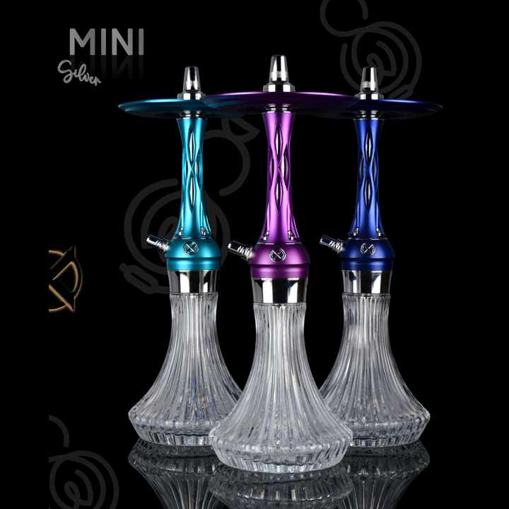 シーシャパイプ本体｜M2 mini【Purple-silver】– BLADE HOOKAH