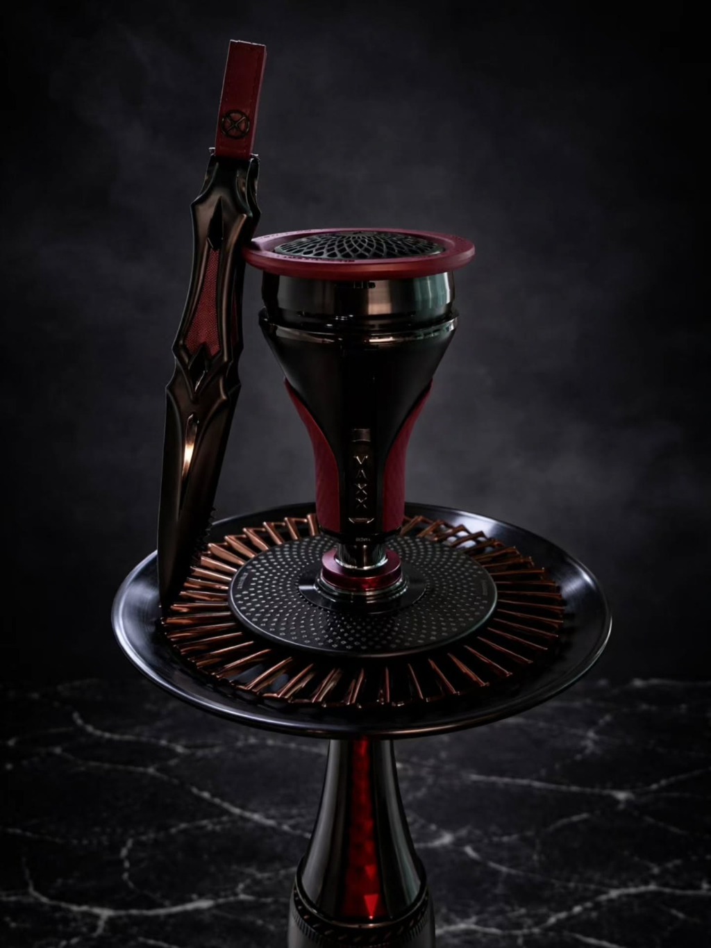 シーシャパイプ本体｜Royal【Ruby black】– Maxx Hookah – NEWEMO SHISHA