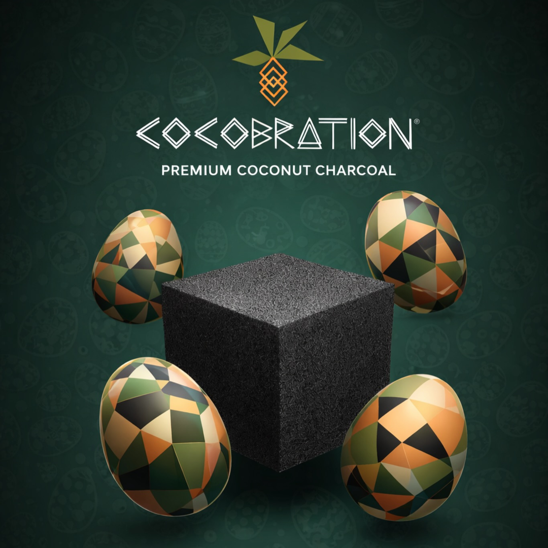 シーシャ 炭｜CUBE 27mm【ココナッツ炭】1kg – COCOBRATION – NEWEMO