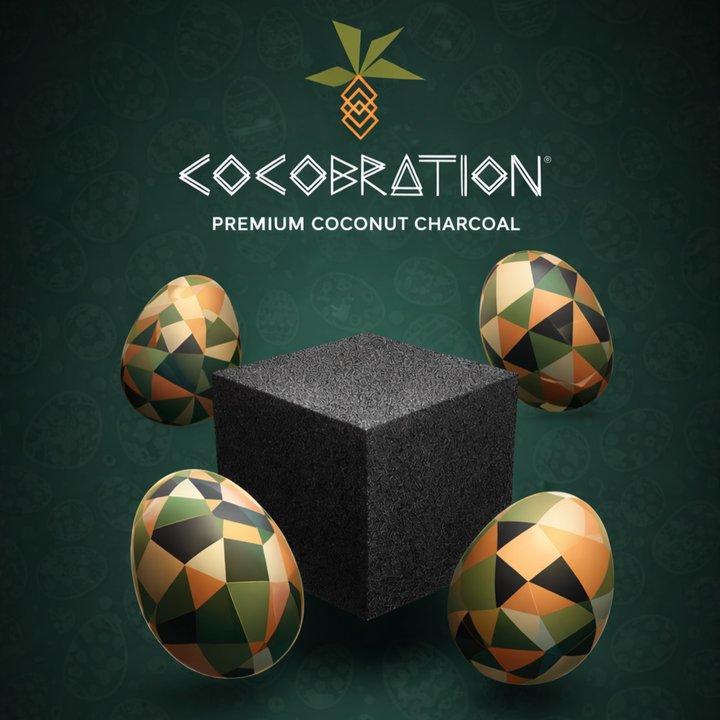 シーシャ 炭｜CUBE 26mm【ココナッツ炭】1kg – COCOBRATION – NEWEMO