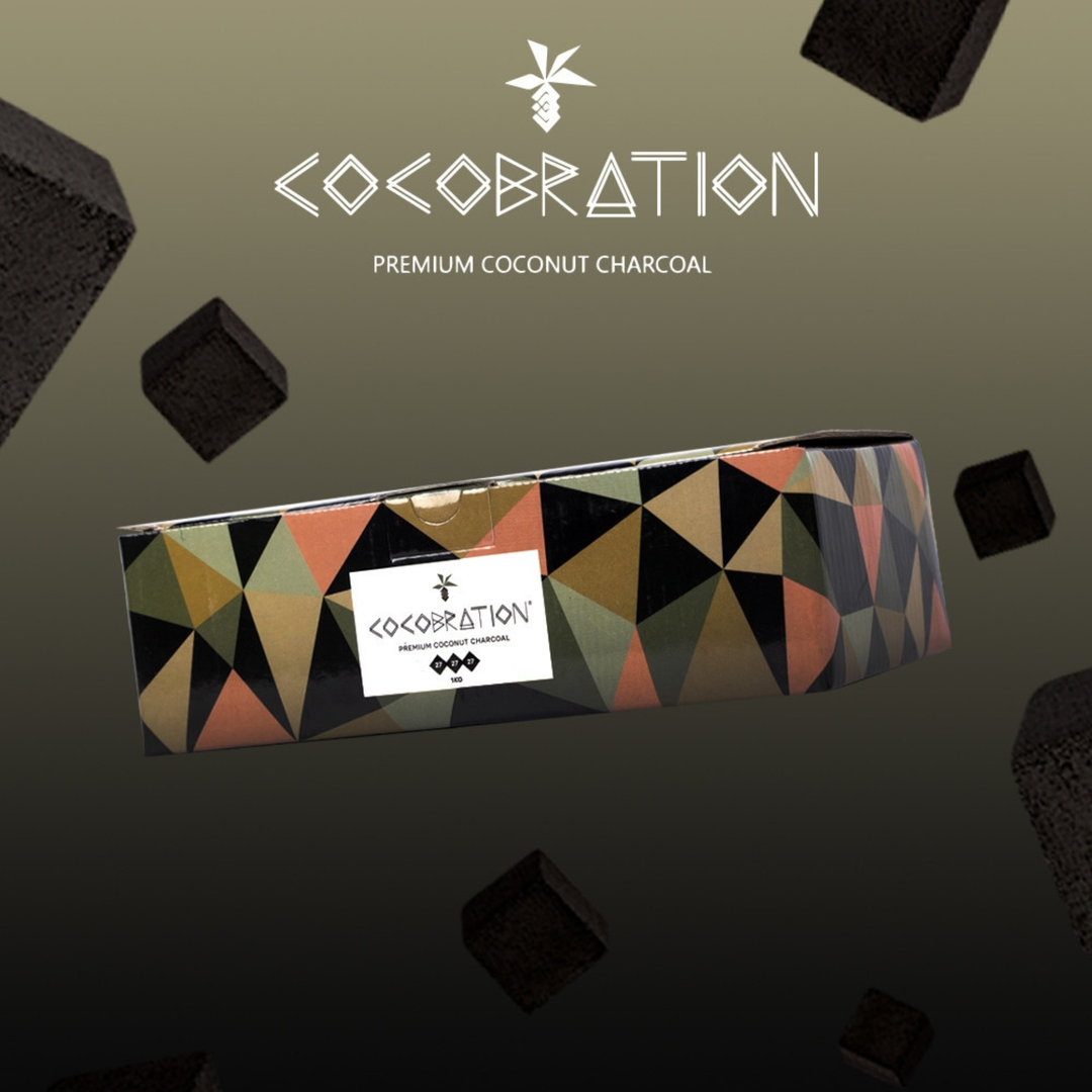 シーシャ 炭｜CUBE 27mm【ココナッツ炭】10kg – COCOBRATION – NEWEMO
