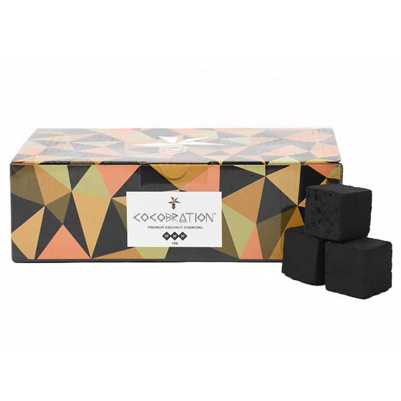 シーシャ 炭｜CUBE 27mm【ココナッツ炭】10kg – COCOBRATION – NEWEMO