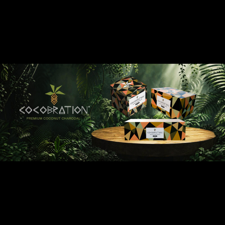 シーシャ 炭｜CUBE 27mm【ココナッツ炭】1kg – COCOBRATION – NEWEMO