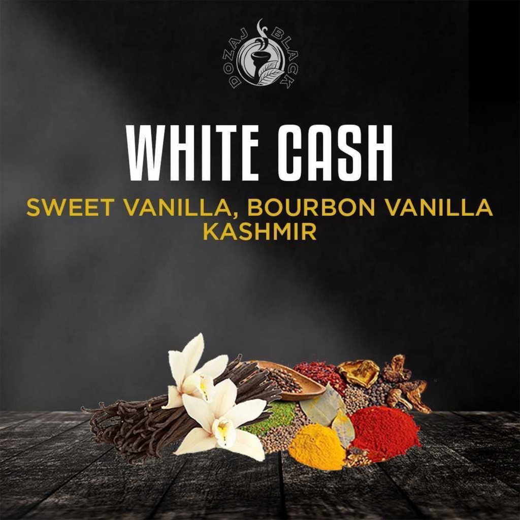 シーシャフレーバー｜WHITE CASH 100g – DOZAJ BLACK – NEWEMO SHISHA