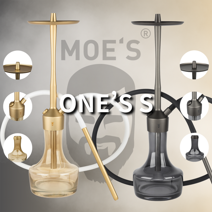 シーシャパイプ本体｜ONE'S S【Gold】– MOE'S – NEWEMO SHISHA