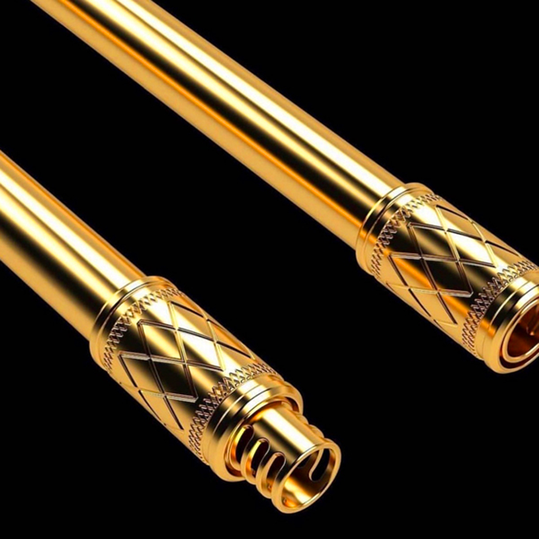 シーシャパイプ本体｜BLADE ONE M TITANIUM【ゴールド】 – BLADE