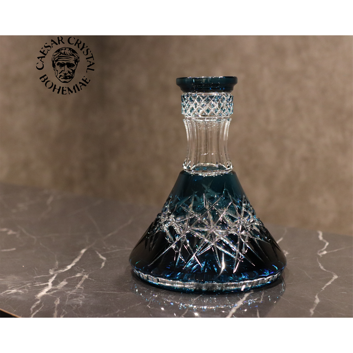 シーシャ ベースボトル|Hookah base Deep Cut【Clear×Blue】– CAESAR シーシャ ベースボトル|Hookah base Deep Cut【Clear×Blue】– CAESAR