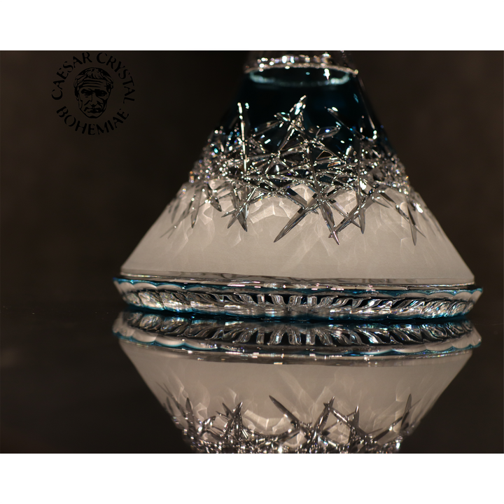シーシャ ベースボトル｜Hookah base Hoarfrost down【Clear×Blue