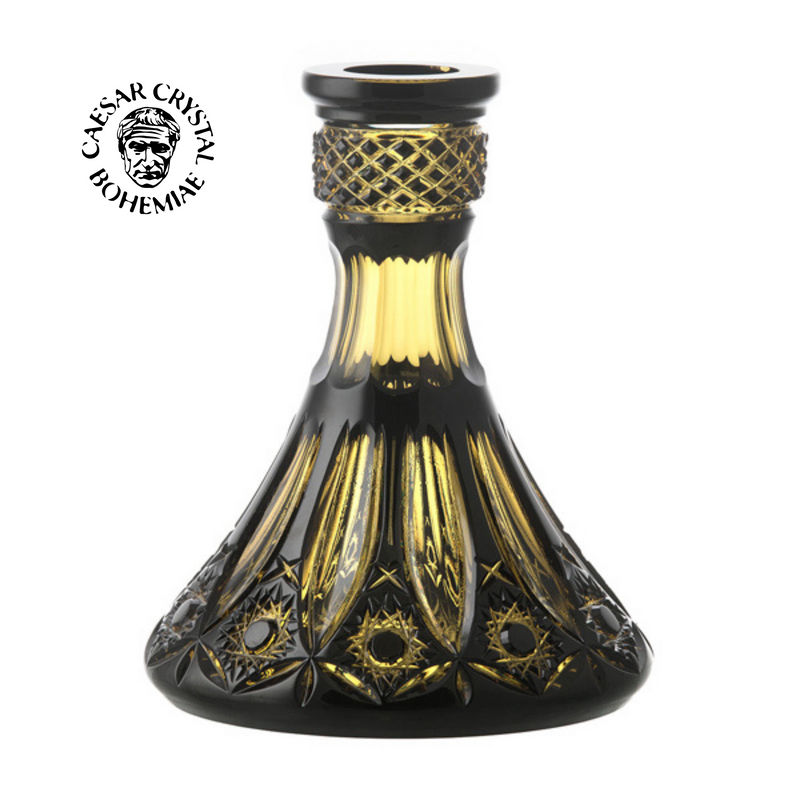 シーシャ ベースボトル|Hookah base Lotos 2【Black×Amber】– CAESAR シーシャ ベースボトル|Hookah base Lotos 2【Black×Amber】– CAESAR