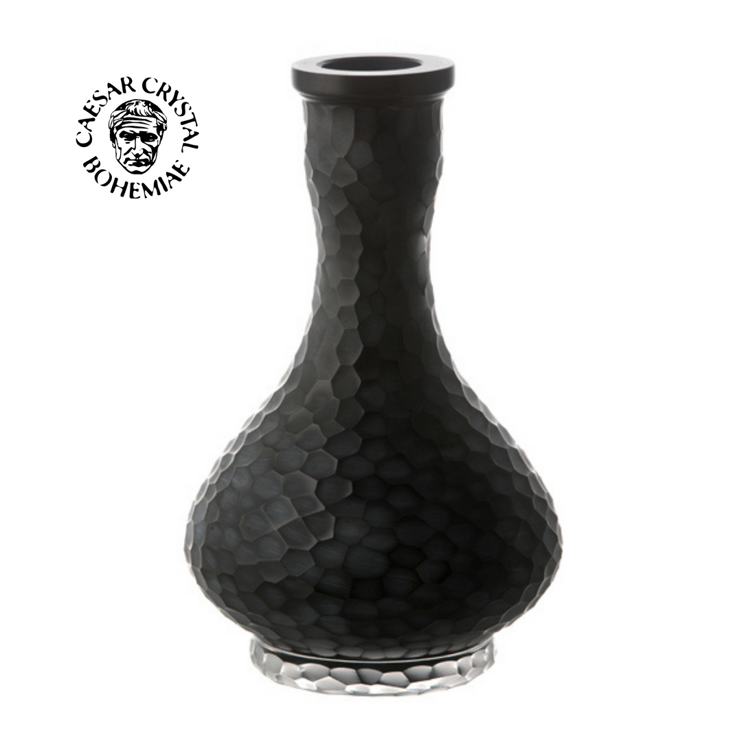 シーシャ ベースボトル｜Hookah base Marbles【Black】– CAESAR CRYSTAL BOHEMIAE – NEWEMO  SHISHA