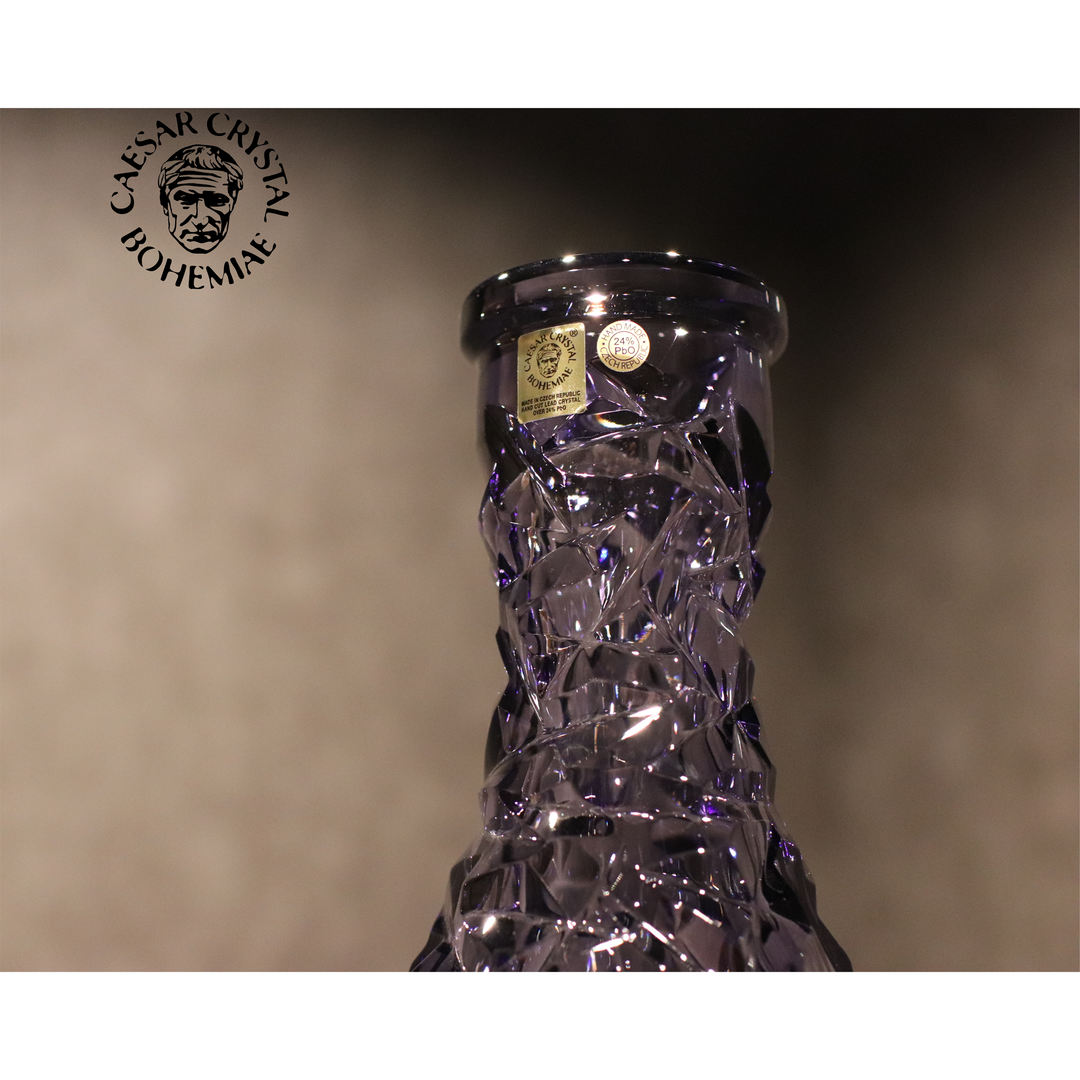 シーシャ ベースボトル｜Hookah base Rock【Ametyst】– CAESAR CRYSTAL BOHEMIAE – NEWEMO  SHISHA