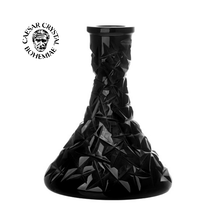 シーシャ ベースボトル｜Hookah base Rock【Black】– CAESAR CRYSTAL BOHEMIAE – NEWEMO SHISHA