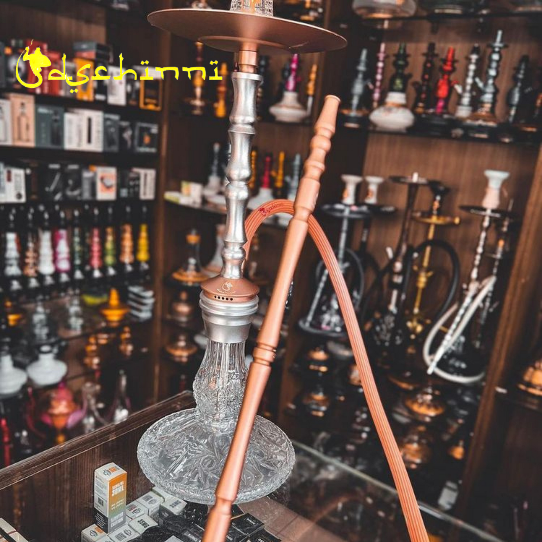 シーシャパイプ本体｜ROXX【ローズゴールド】– Dschinni Shisha