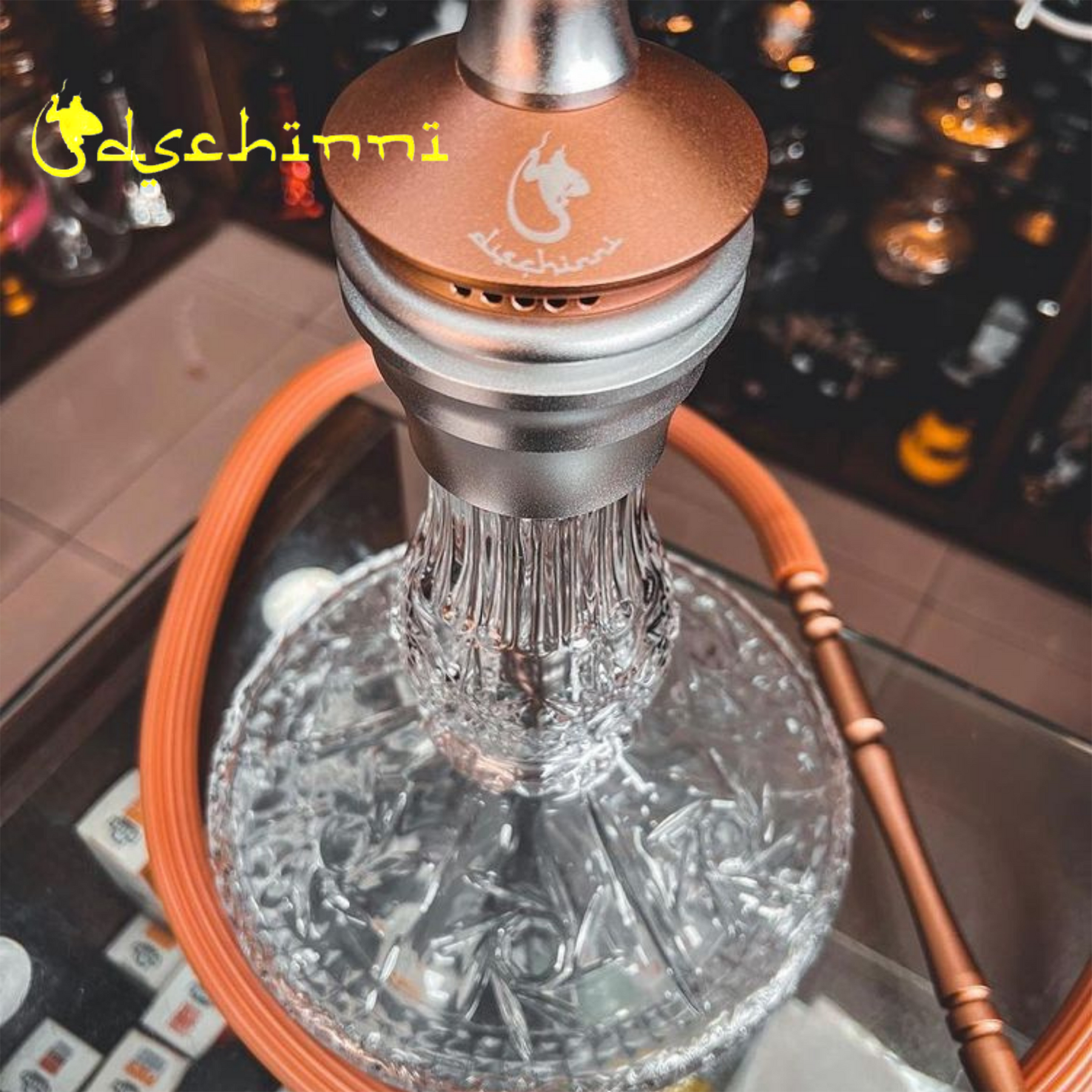 シーシャパイプ本体｜ROXX【ローズゴールド】– Dschinni Shisha