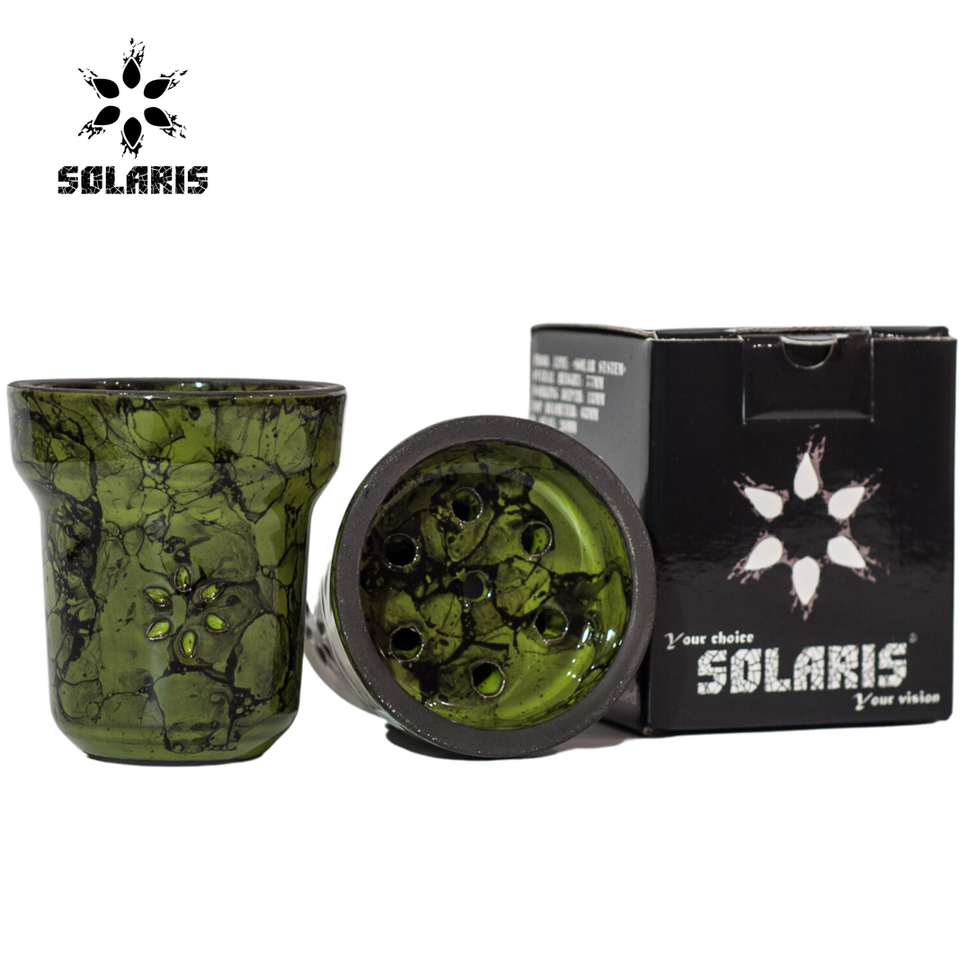 シーシャ ボウル｜EVA BLUE×WHITE【ストレートボウル】 – SOLARIS